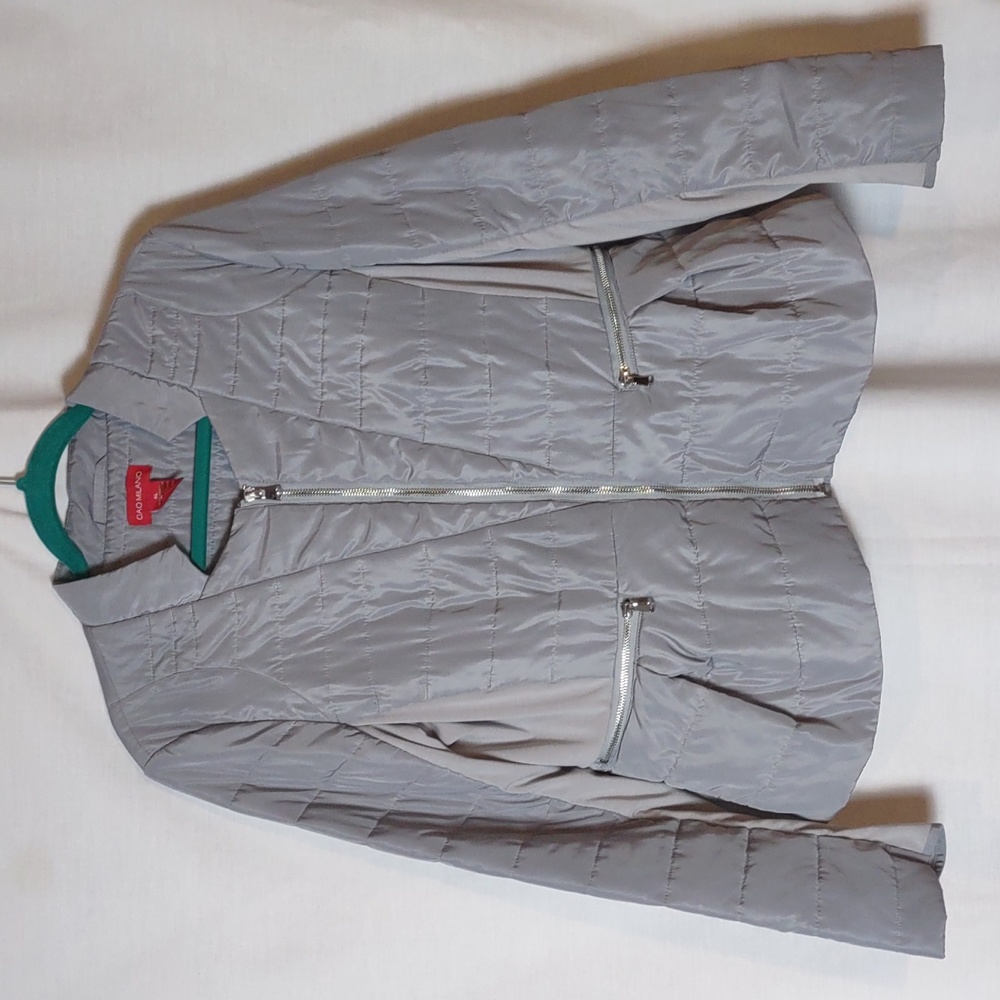 Gray Puffer Jacket - image 1